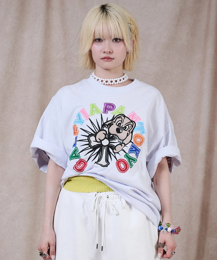 JACKROSE(ジャックローズ) |GALFY/ガルフィー おしゃぶりワンワンカラフルロゴTee SS(MENS)