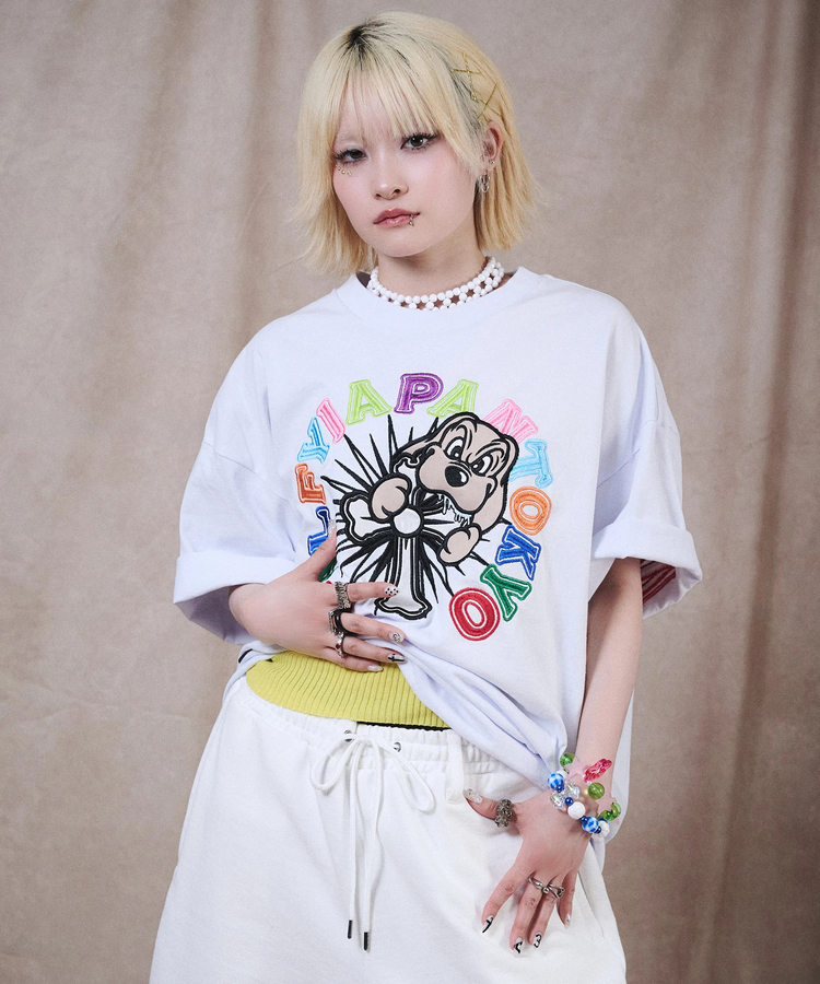 JACKROSE(ジャックローズ) |GALFY/ガルフィー おしゃぶりワンワンカラフルロゴTee SS(MENS)