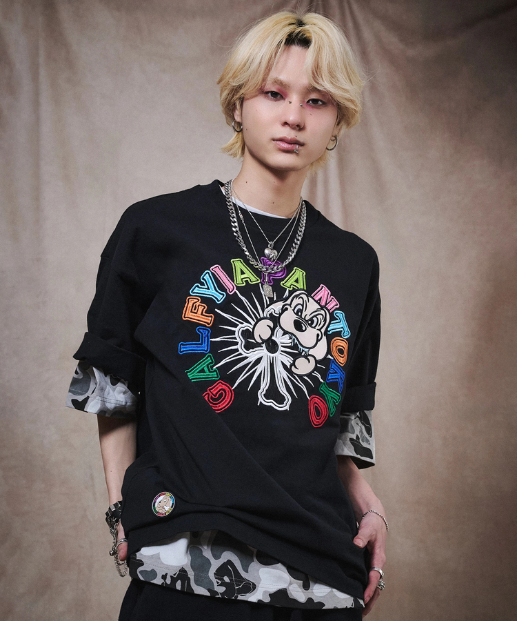 JACKROSE(ジャックローズ) |GALFY/ガルフィー おしゃぶりワンワンカラフルロゴTee SS(MENS)