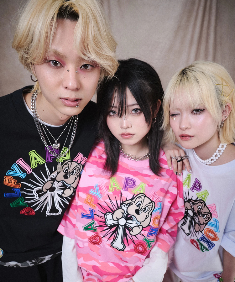 JACKROSE(ジャックローズ) |GALFY/ガルフィー おしゃぶりワンワンカラフルロゴTee SS(MENS)