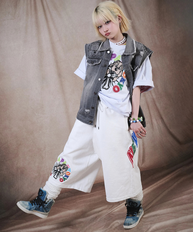 JACKROSE(ジャックローズ) |GALFY/ガルフィー おしゃぶりワンワンカラフルロゴショーツ(MENS)