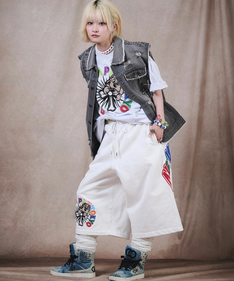 JACKROSE(ジャックローズ) |GALFY/ガルフィー おしゃぶりワンワンカラフルロゴショーツ(MENS)