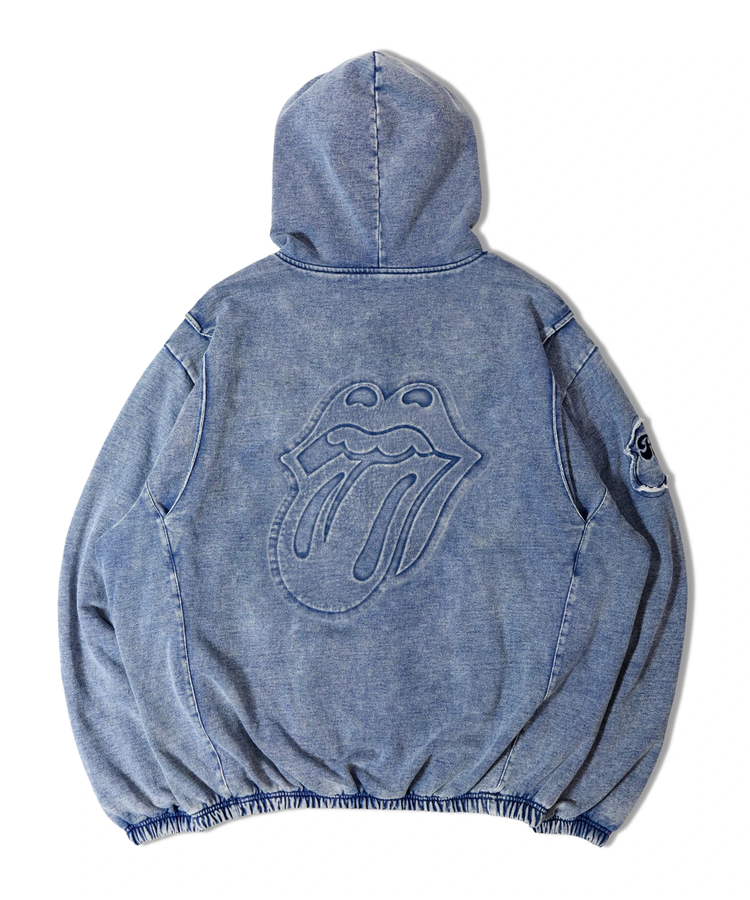 JACKROSE(ジャックローズ) |【The Rolling Stones×JACKROSE】 エンボス加工･カットデニムJKT(MENS)