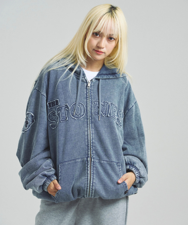 JACKROSE(ジャックローズ) |【The Rolling Stones×JACKROSE】 エンボス加工･カットデニムJKT(MENS)