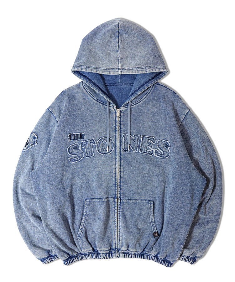 JACKROSE(ジャックローズ) |【The Rolling Stones×JACKROSE】 エンボス加工･カットデニムJKT(MENS)