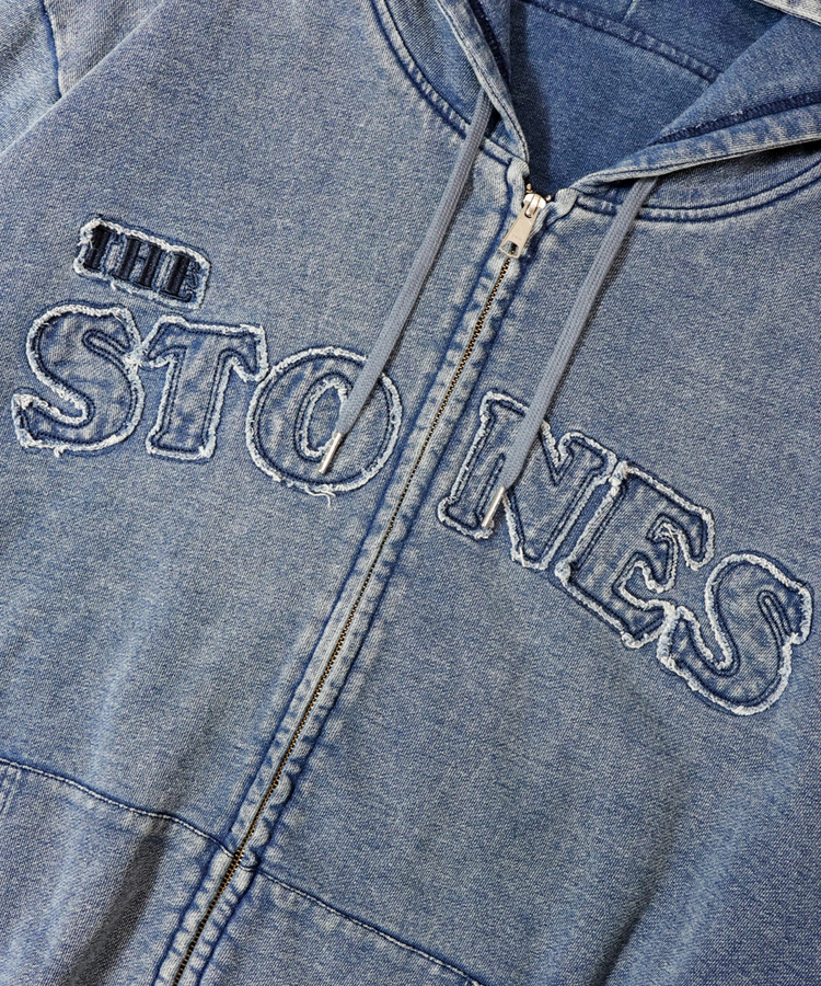 JACKROSE(ジャックローズ) |【The Rolling Stones×JACKROSE】 エンボス加工･カットデニムJKT(MENS)