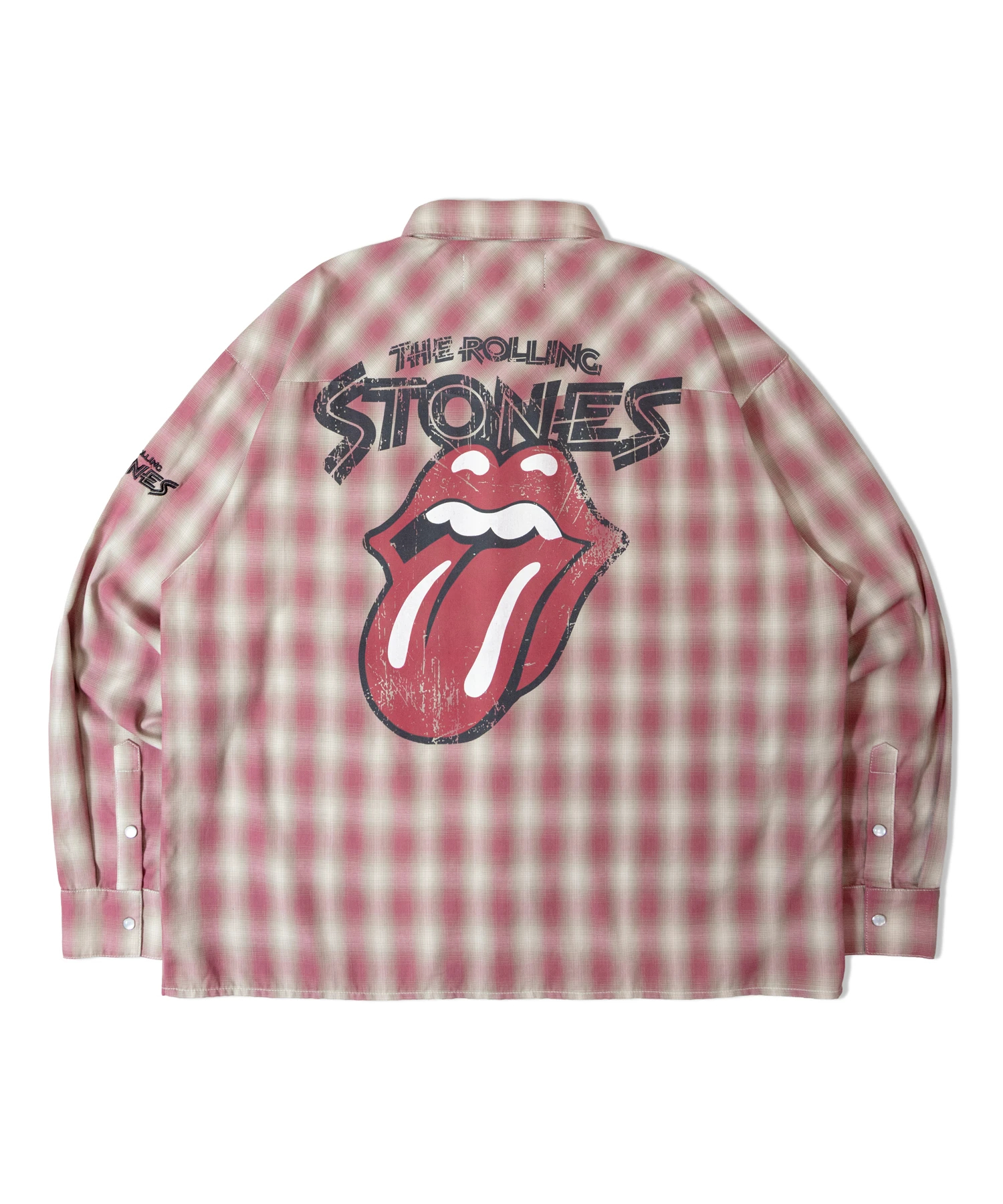 The Rolling Stones×JACKROSE】 ヴィンテージ加工・ウエスタンLSシャツ