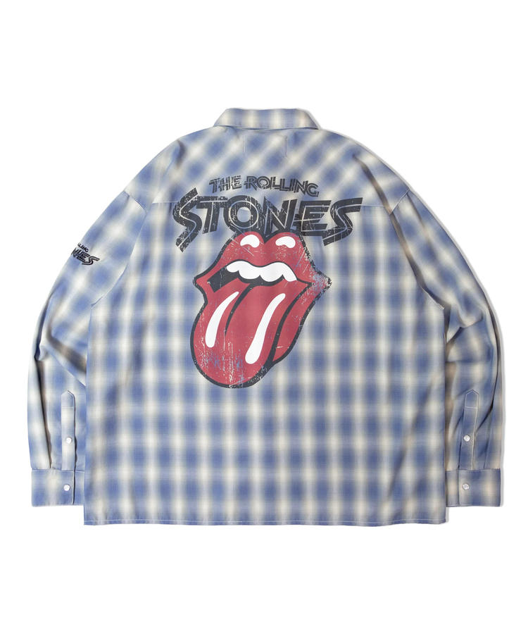 JACKROSE(ジャックローズ) |【The Rolling Stones×JACKROSE】 ヴィンテージ加工･ウエスタンLSシャツ(MENS)