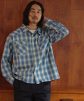 JACKROSE(ジャックローズ) |【The Rolling Stones×JACKROSE】 ヴィンテージ加工･ウエスタンLSシャツ(MENS)