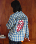 JACKROSE(ジャックローズ) |【The Rolling Stones×JACKROSE】 ヴィンテージ加工･ウエスタンLSシャツ(MENS)