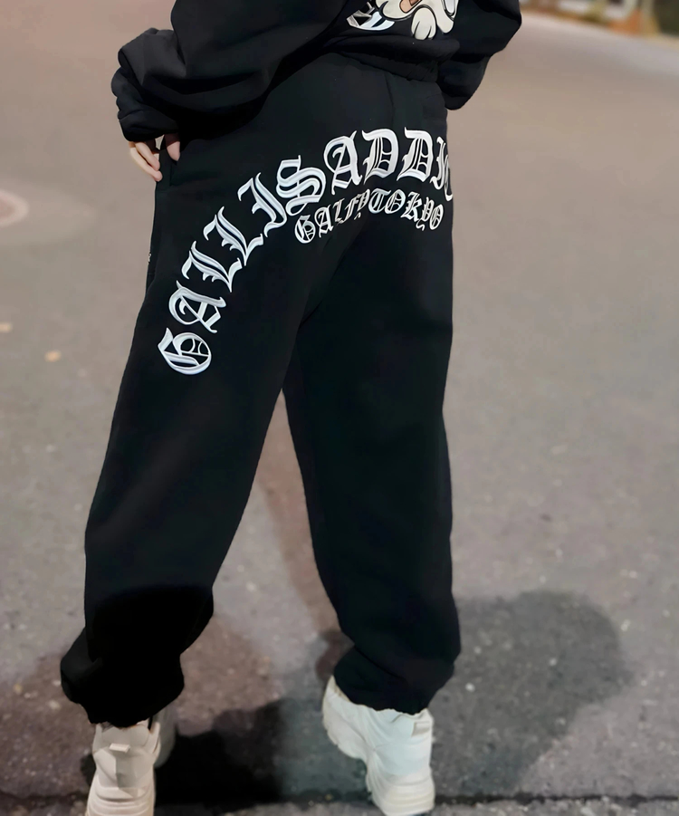 JACKROSE(ジャックローズ) |【GALFY×GALLIS ADDICTION】安心ロゴのスウェットパンツ(MENS/WOMENS)