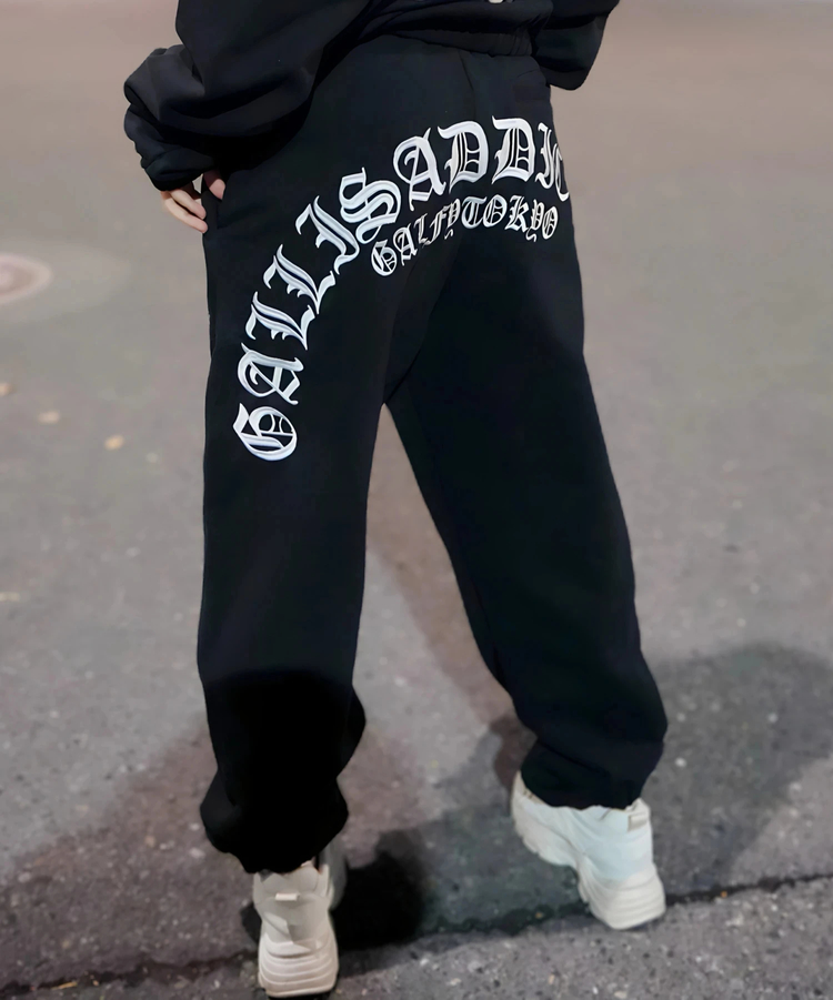 JACKROSE(ジャックローズ) |【GALFY×GALLIS ADDICTION】安心ロゴのスウェットパンツ(MENS/WOMENS)