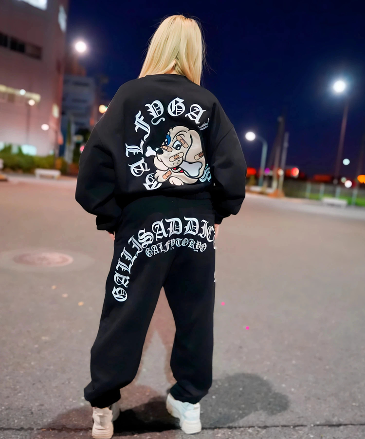 JACKROSE(ジャックローズ) |【GALFY×GALLIS ADDICTION】安心ロゴのスウェットパンツ(MENS/WOMENS)