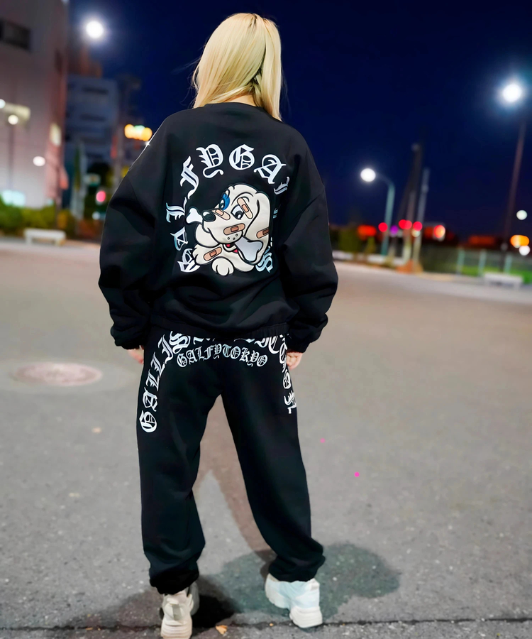 JACKROSE(ジャックローズ) |【GALFY×GALLIS ADDICTION】安心ロゴのスウェットパンツ(MENS/WOMENS)