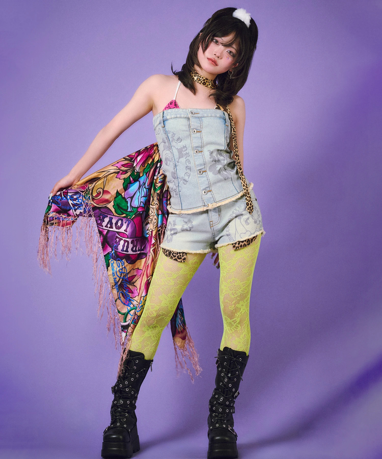 JACKROSE(ジャックローズ) |GALFY/ガルフィー ぎゃるちゃんデニムショーパン(WOMENS)