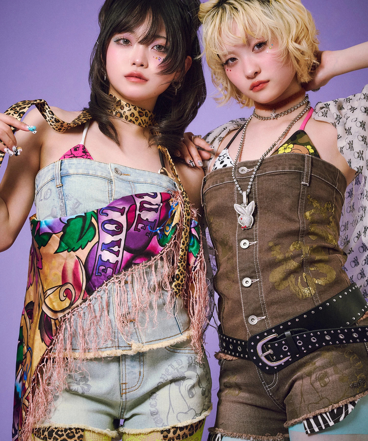 JACKROSE(ジャックローズ) |GALFY/ガルフィー ぎゃるちゃんデニムショーパン(WOMENS)