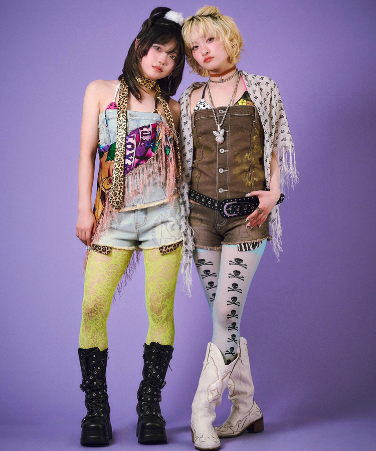 JACKROSE(ジャックローズ) |GALFY/ガルフィー ぎゃるちゃんデニムショーパン(WOMENS)