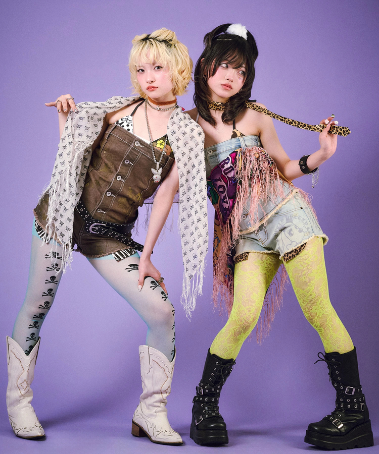 JACKROSE(ジャックローズ) |GALFY/ガルフィー ぎゃるちゃんデニムショーパン(WOMENS)