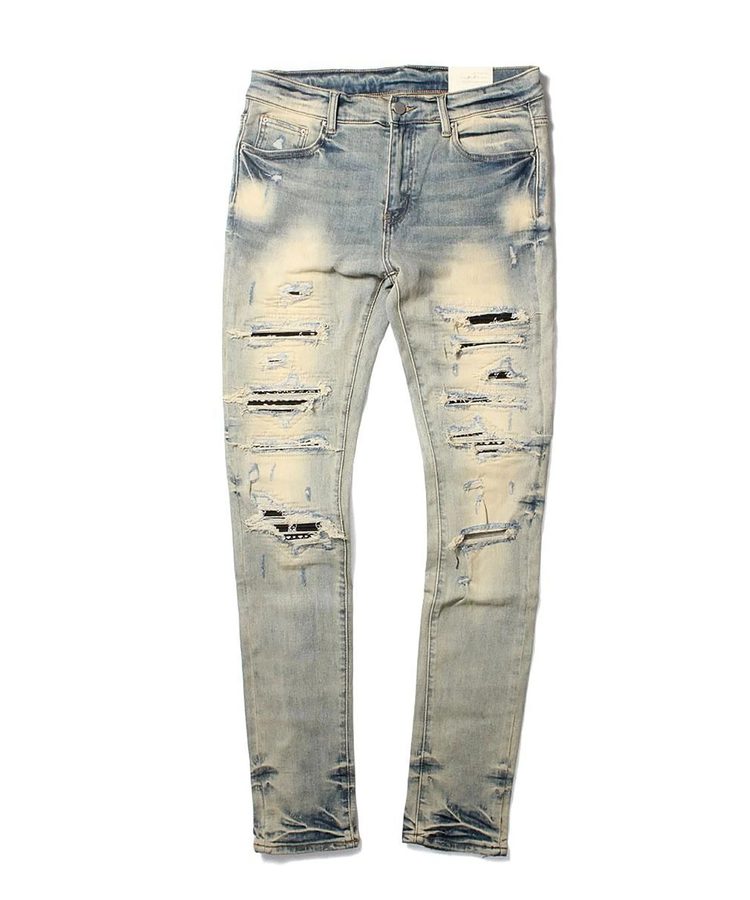 JACKROSE(ジャックローズ) |mnml/ミニマル X165 PAISLEY SKINNY FIT DENIM(MENS)