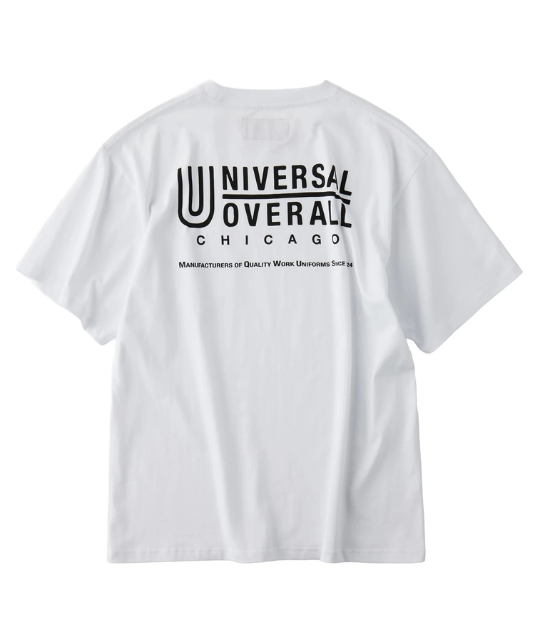 JACKROSE(ジャックローズ) |UNIVERSAL OVERALL/ユニバーサルオーバーオール Back Logo S/S TEE(MENS)