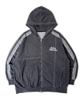 JACKROSE(ジャックローズ) |GA 切替DENIM ZIP HOODIE(MENS)