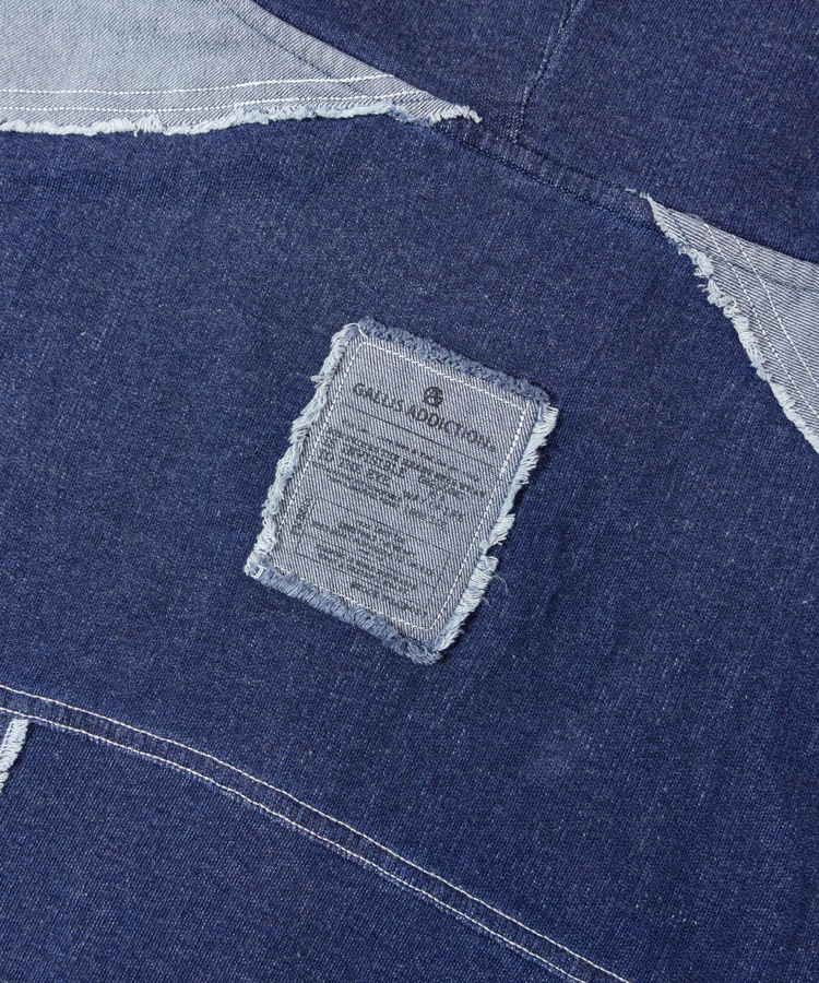 JACKROSE(ジャックローズ) |GA 切替DENIM ZIP HOODIE(MENS)