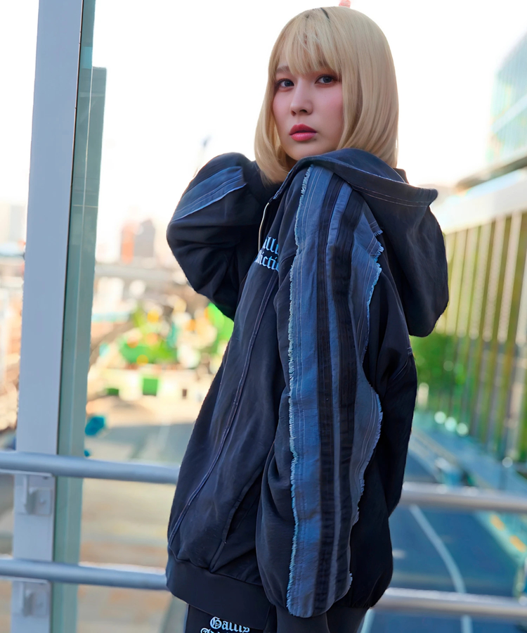 JACKROSE(ジャックローズ) |GA 切替DENIM ZIP HOODIE(MENS)