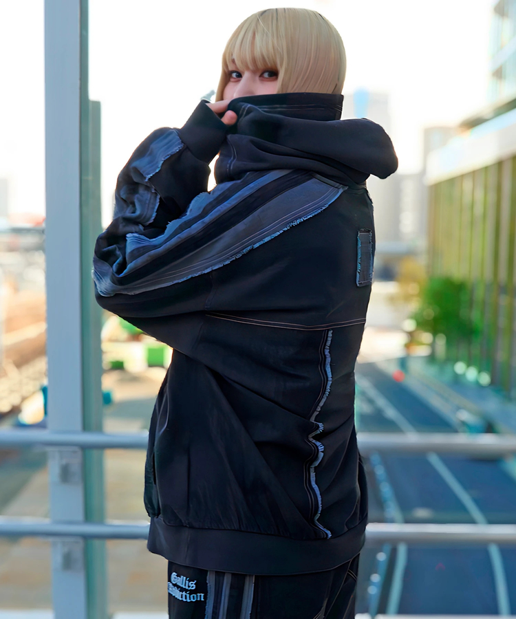 JACKROSE(ジャックローズ) |GA 切替DENIM ZIP HOODIE(MENS)