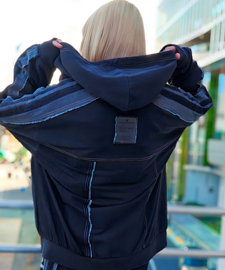 JACKROSE(ジャックローズ) |GA 切替DENIM ZIP HOODIE(MENS)