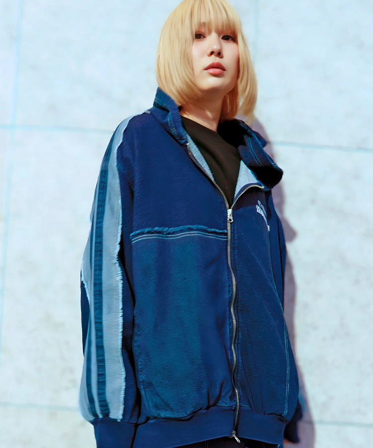 JACKROSE(ジャックローズ) |GA 切替DENIM ZIP HOODIE(MENS)