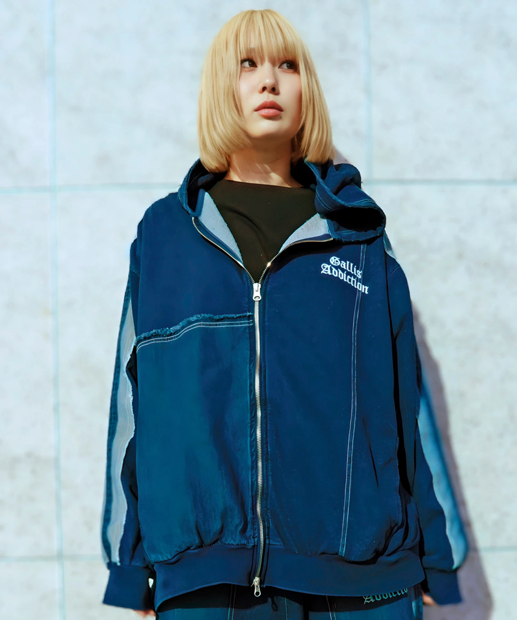 JACKROSE(ジャックローズ) |GA 切替DENIM ZIP HOODIE(MENS)