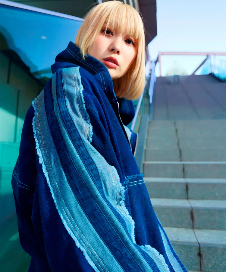 JACKROSE(ジャックローズ) |GA 切替DENIM ZIP HOODIE(MENS)