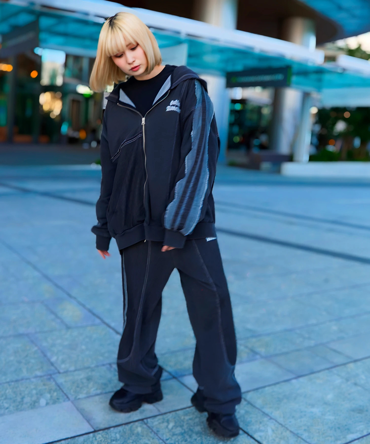 JACKROSE(ジャックローズ) |GA 切替DENIM ZIP HOODIE(MENS)