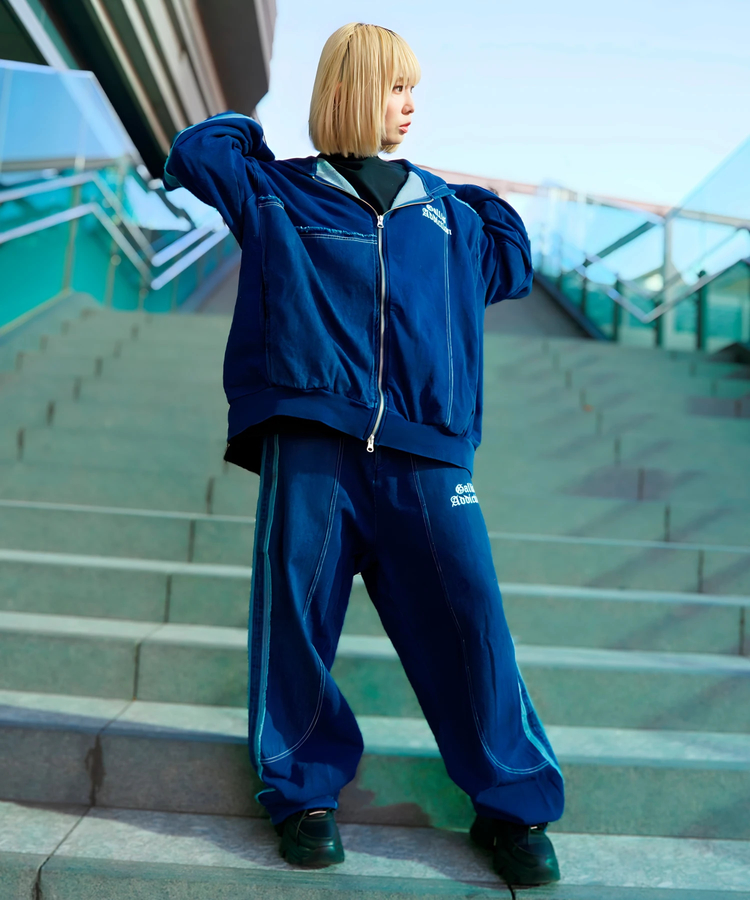 JACKROSE(ジャックローズ) |GA 切替DENIM ZIP HOODIE(MENS)