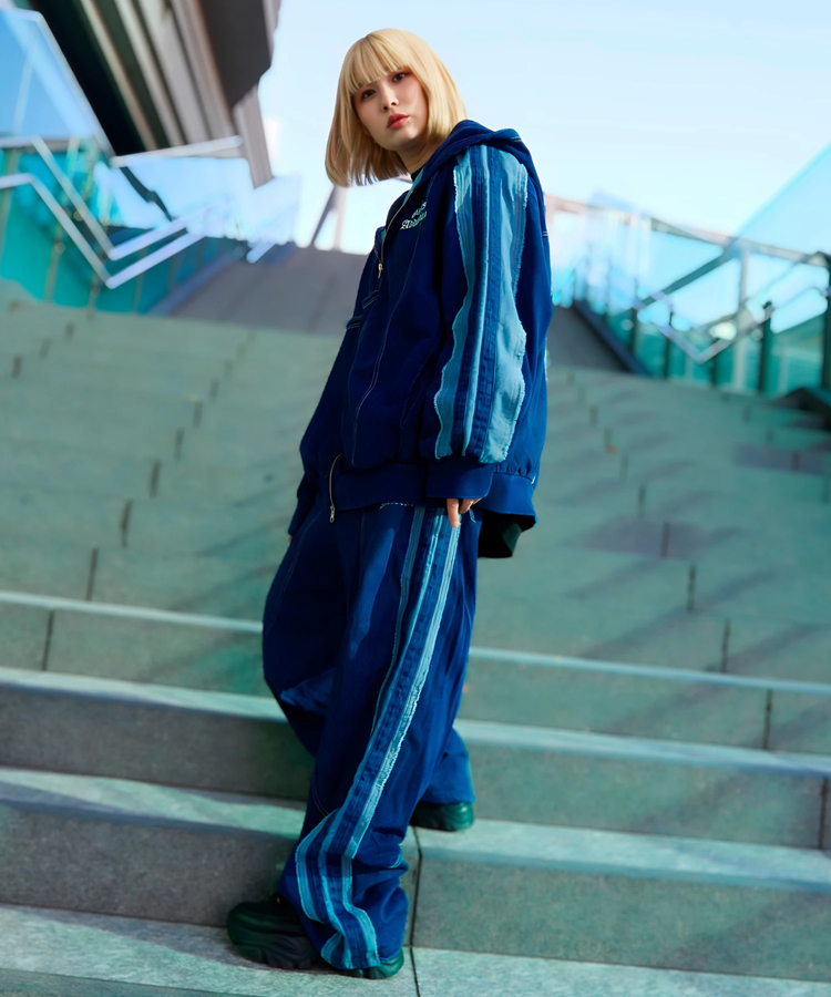 JACKROSE(ジャックローズ) |GA 切替DENIM ZIP HOODIE(MENS)