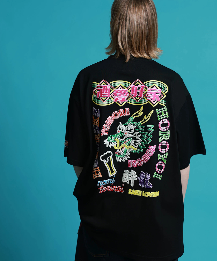 JACKROSE(ジャックローズ) |YOIDORE/酔いどれ SAKE ネオン S/S TEE(MENS)