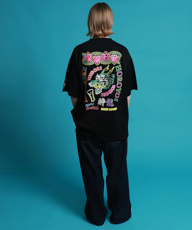 JACKROSE(ジャックローズ) |YOIDORE/酔いどれ SAKE ネオン S/S TEE(MENS)