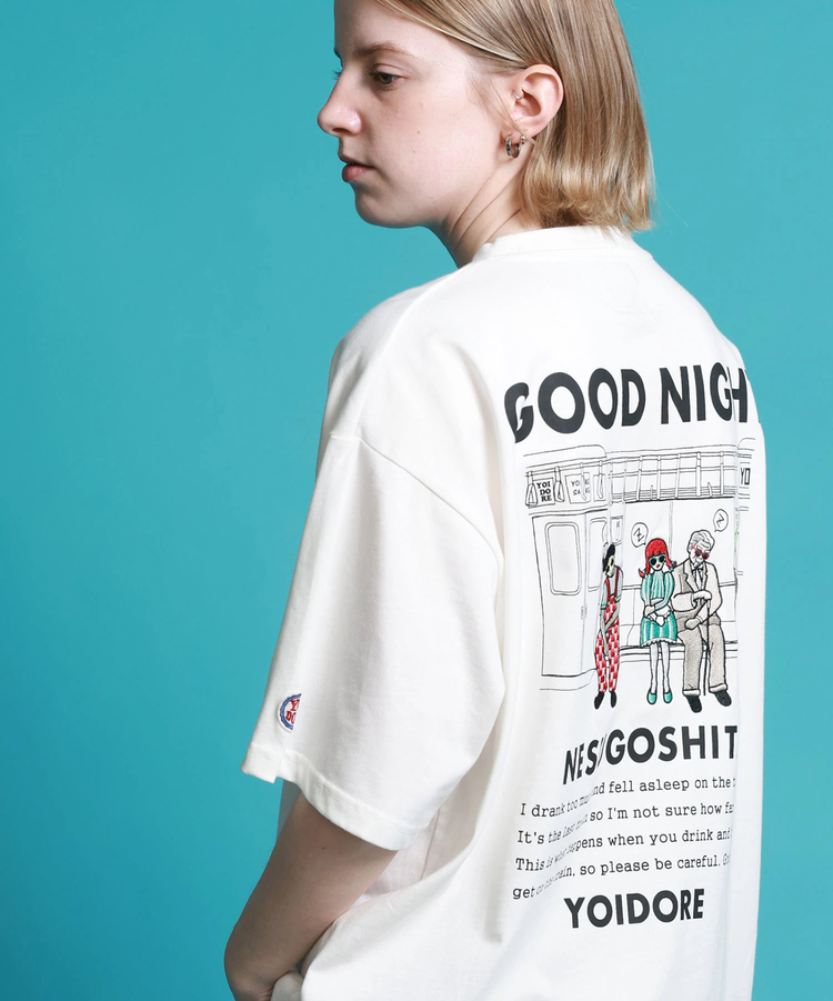 JACKROSE(ジャックローズ) |YOIDORE/酔いどれ 電車寝過ごした S/S TEE(MENS)