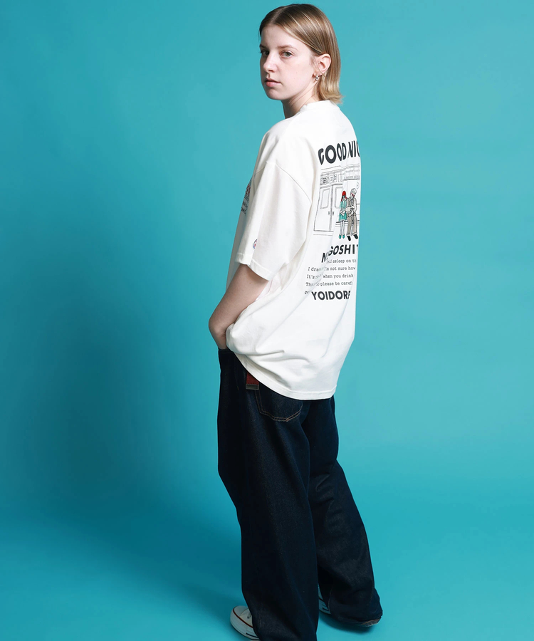JACKROSE(ジャックローズ) |YOIDORE/酔いどれ 電車寝過ごした S/S TEE(MENS)
