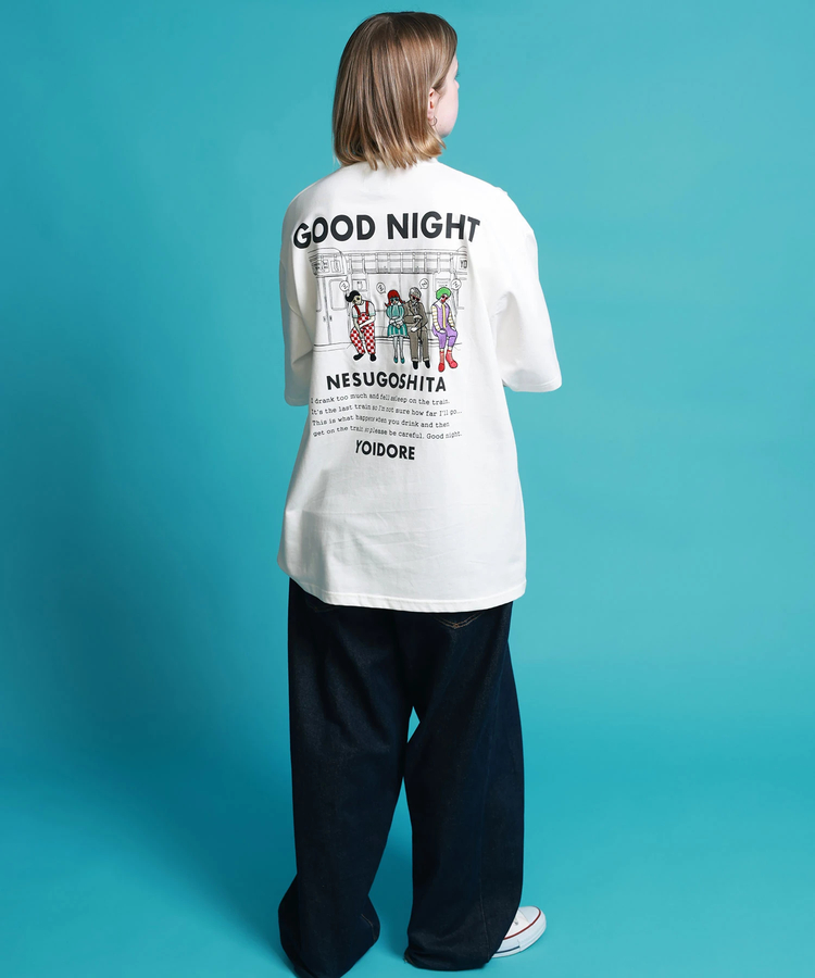 JACKROSE(ジャックローズ) |YOIDORE/酔いどれ 電車寝過ごした S/S TEE(MENS)