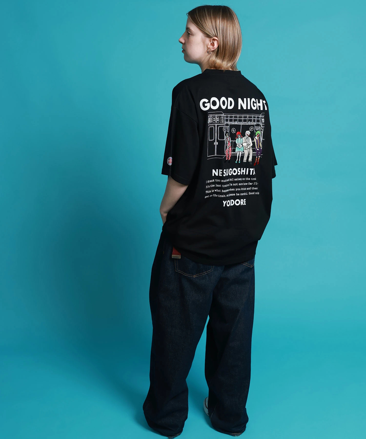 JACKROSE(ジャックローズ) |YOIDORE/酔いどれ 電車寝過ごした S/S TEE(MENS)