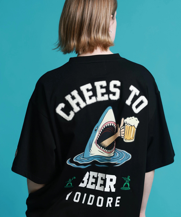 JACKROSE(ジャックローズ) |YOIDORE/酔いどれ サメ乾杯ポケット S/S TEE(MENS)