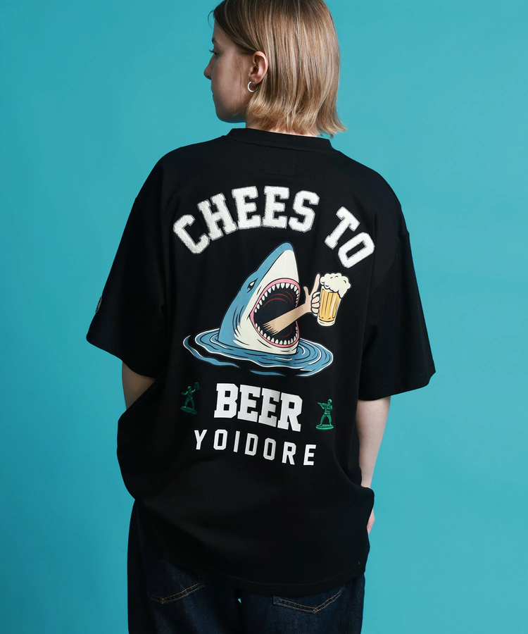 JACKROSE(ジャックローズ) |YOIDORE/酔いどれ サメ乾杯ポケット S/S TEE(MENS)
