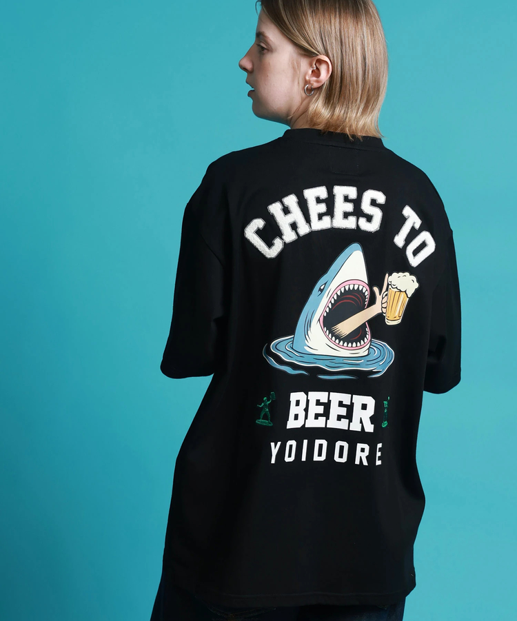 JACKROSE(ジャックローズ) |YOIDORE/酔いどれ サメ乾杯ポケット S/S TEE(MENS)