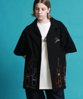 JACKROSE(ジャックローズ) |YOIDORE/酔いどれ 酒ボトル 刺繍SSシャツ(MENS)