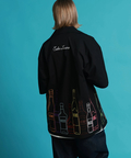 JACKROSE(ジャックローズ) |YOIDORE/酔いどれ 酒ボトル 刺繍SSシャツ(MENS)