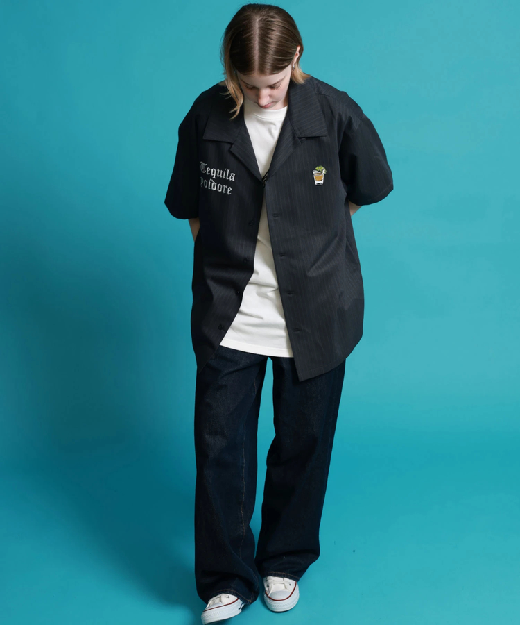 JACKROSE(ジャックローズ) |YOIDORE/酔いどれ テキーラ ストライプSSシャツ(MENS)