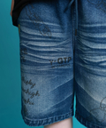 JACKROSE(ジャックローズ) |YOIDORE/酔いどれ 落書き ポーチバッグ ショートパンツ(MENS)