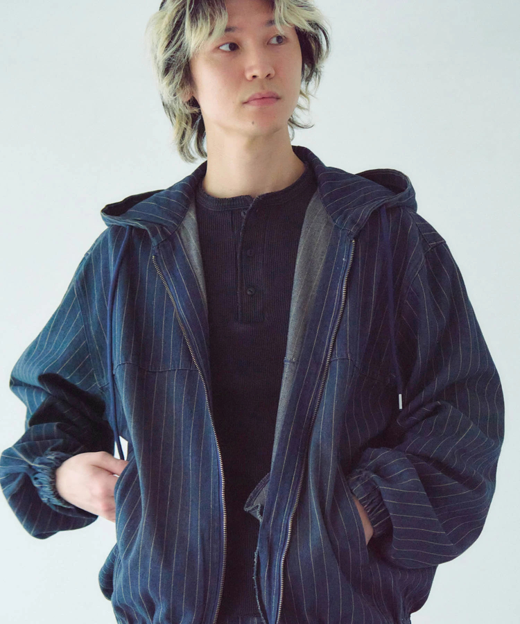 JACKROSE(ジャックローズ) |JE PROCESSING DENIM HOOD JACKET(MENS)