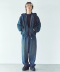 JACKROSE(ジャックローズ) |JE PROCESSING DENIM HOOD JACKET(MENS)